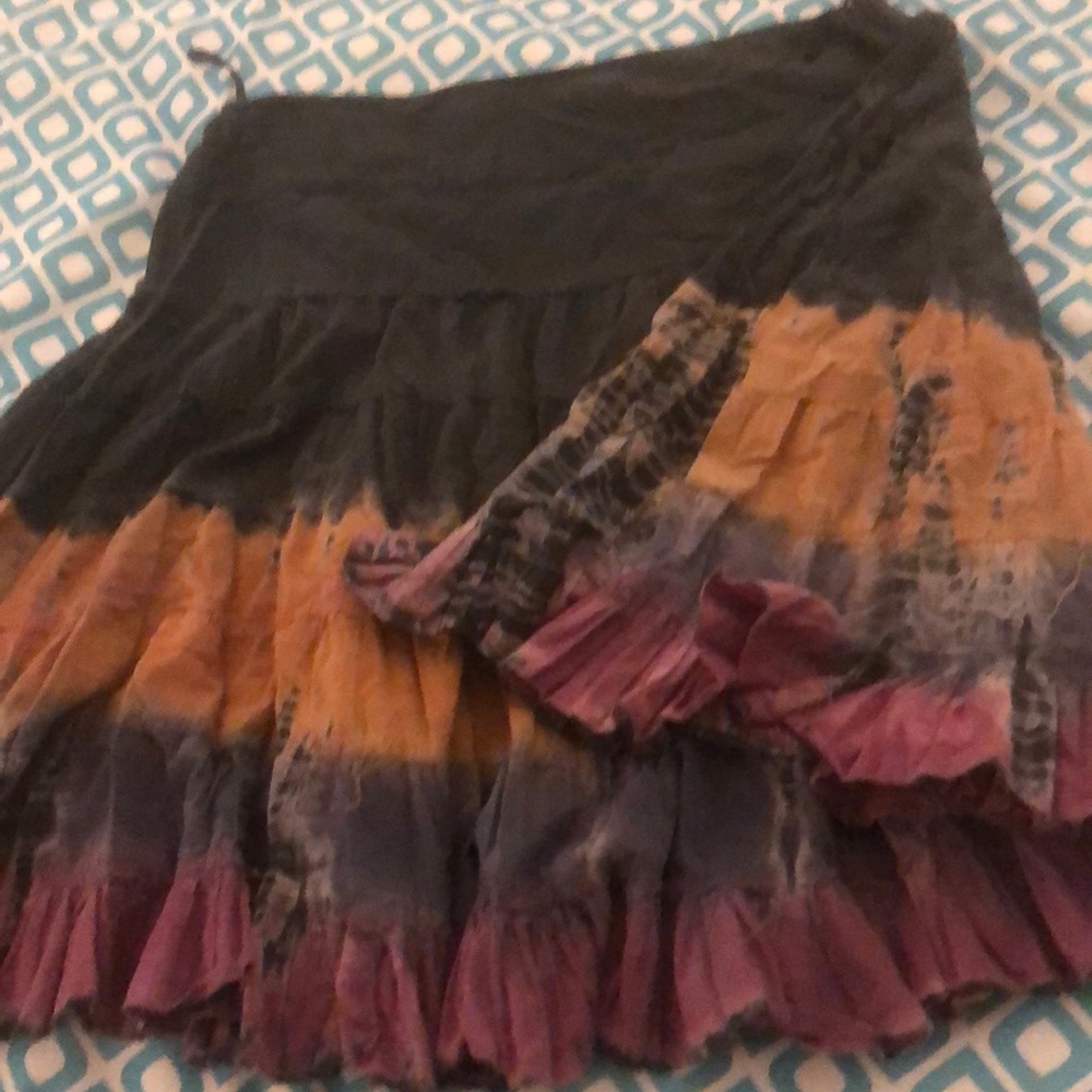 size 22 tye dyed skirt